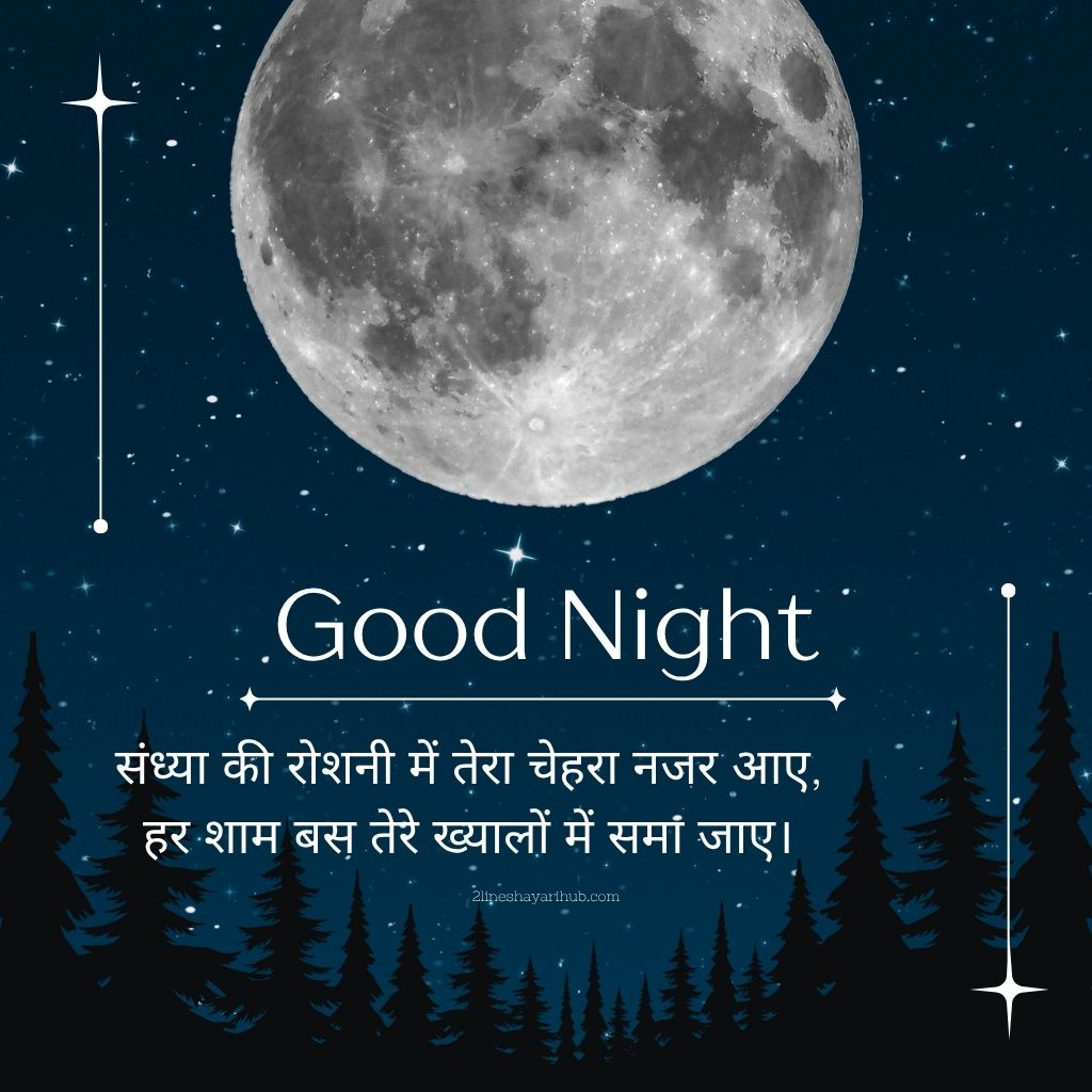 Good Evening Love Shayari In Hindi