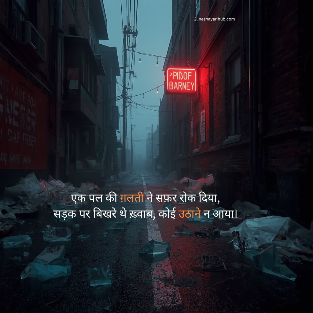 Bike Accident Shayari In Hindi​